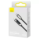 Кабел Кабел Baseus USB-C към Lightning Display, PD, 20W, 2м CATLSK-A01 - черен 5