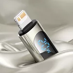Кабел Кабел Baseus USB-C към Lightning Display, PD, 20W, 2м CATLSK-A01 - черен 14