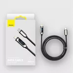 Кабел Кабел Baseus USB-C към Lightning Display, PD, 20W, 2м CATLSK-A01 - черен 16
