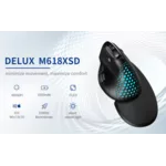 Мишка Delux M618XSD вертикална USB/безжична/Bluetooth 7
