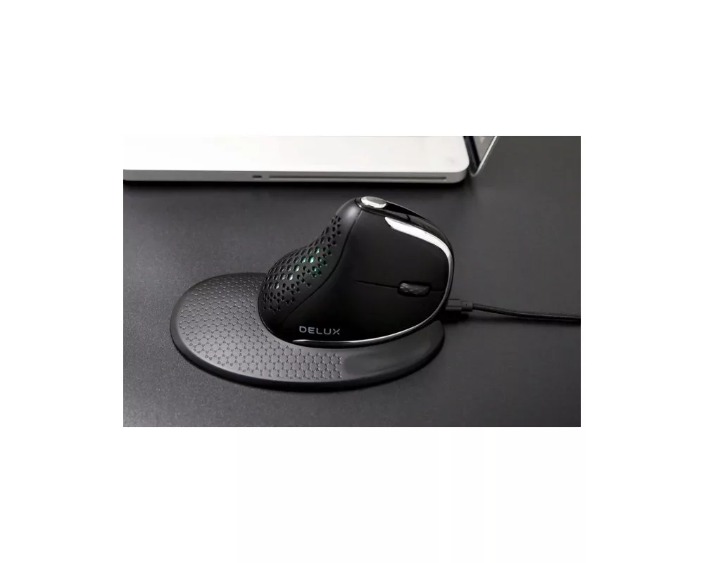 Мишка Delux M618XSD вертикална USB/безжична/Bluetooth 2