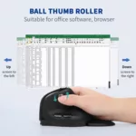 Мишка Delux M618XSD вертикална USB/безжична/Bluetooth 5