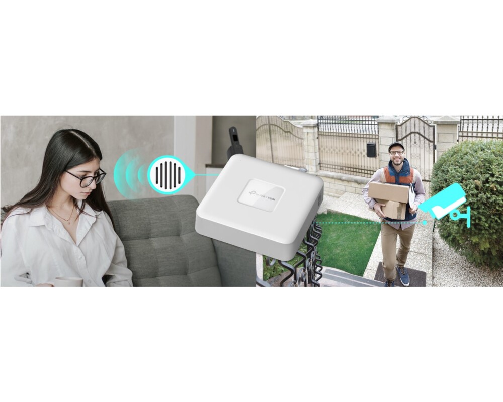 NVR - Цифрово записващо у-во TP-Link VIGI NVR1104H-4P PoE+ 4-канален 13