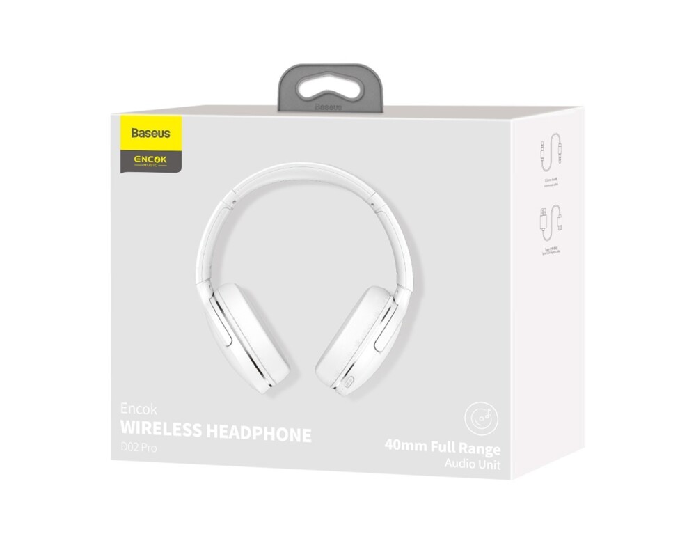 Слушалки Безжични Bluetooth Baseus Encok D02 NGD02-C02 - бели 8