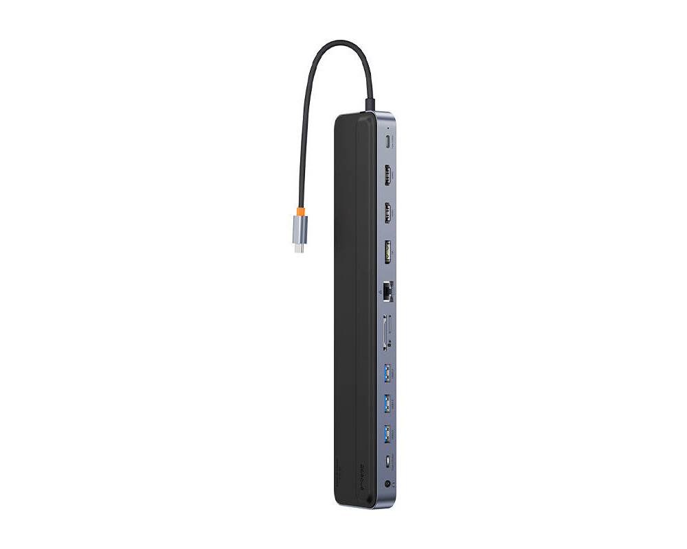 USB хъб Baseus EliteJoy Gen2 12 в 1 WKSX030213 - тъмносив 4