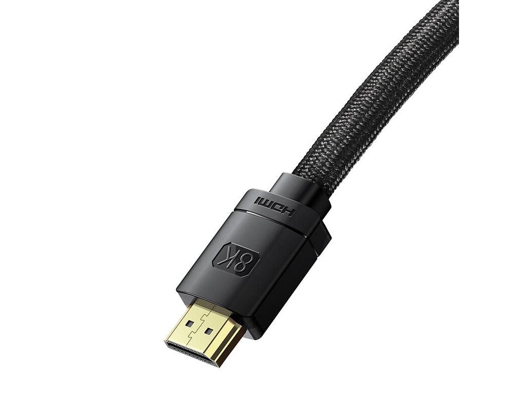 Кабел Кабел Baseus High Definition Series HDMI 8K към HDMI 8K CAKGQ-J01 1 м - черен 3