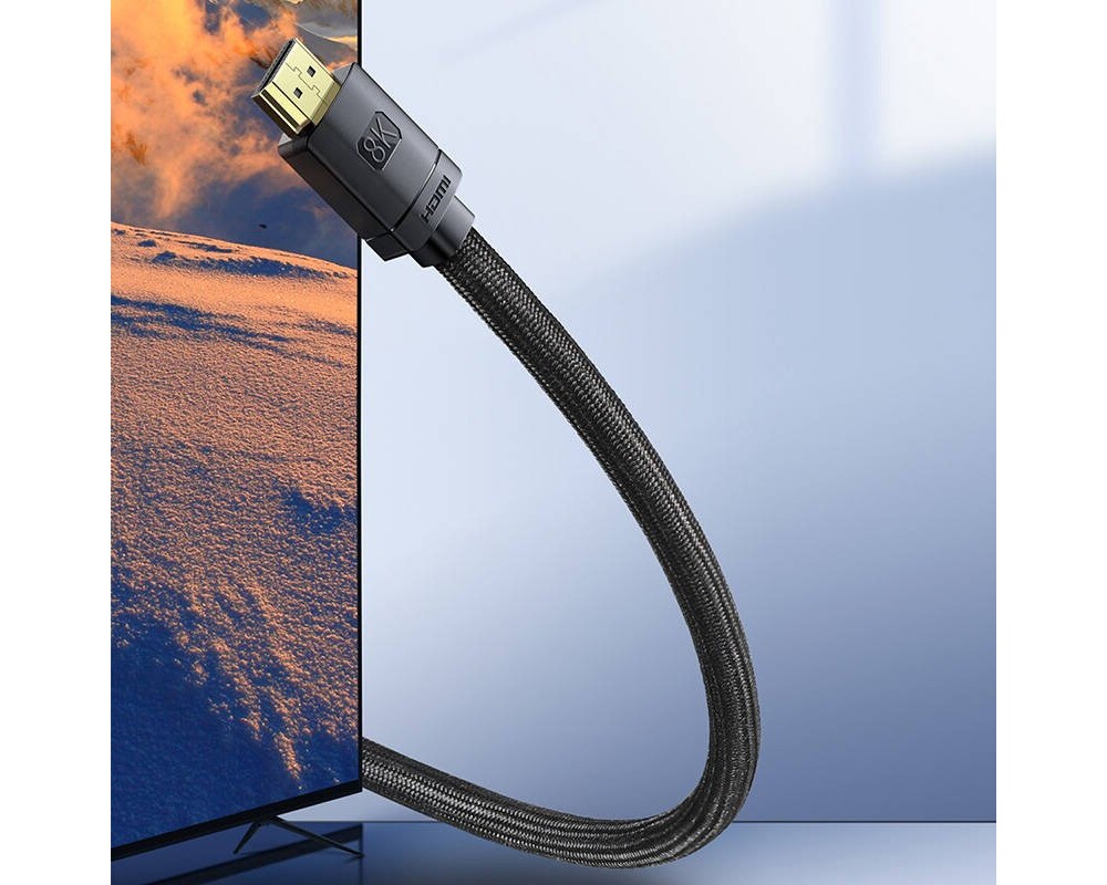Кабел Кабел Baseus High Definition Series HDMI 8K към HDMI 8K CAKGQ-J01 1 м - черен 5