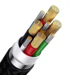 Кабел Baseus Flash Series II USB Type C / USB Type A - USB Type C / Lightning / micro USB 100 W 1.2 м CASS030101 - черен 6