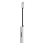 Адаптери Адаптер Baseus L52  Lightning към Mini Jack 3.5mm и 2x Lightning - сребрист 2