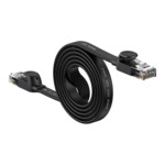 <span>Мрежов кабел</span> Baseus WKJS000201 high Speed Cat6 32AWG Gigabit network cable (flat cable) 10м - черен <span class='catalog-num-in-name'>WKJS000201</span> - 