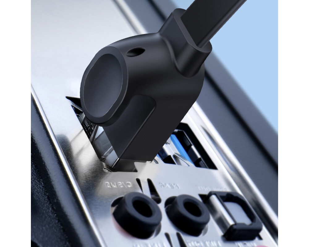 Мрежов кабел Baseus WKJS000201 high Speed Cat6 32AWG Gigabit network cable (flat cable) 10м - черен 15