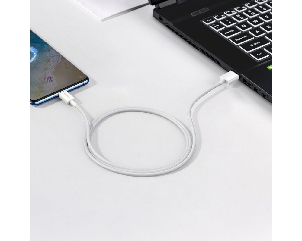 Кабел Кабел Baseus Superior USB-A към micro USB  2A 1м CAMYS-02 - бял 8