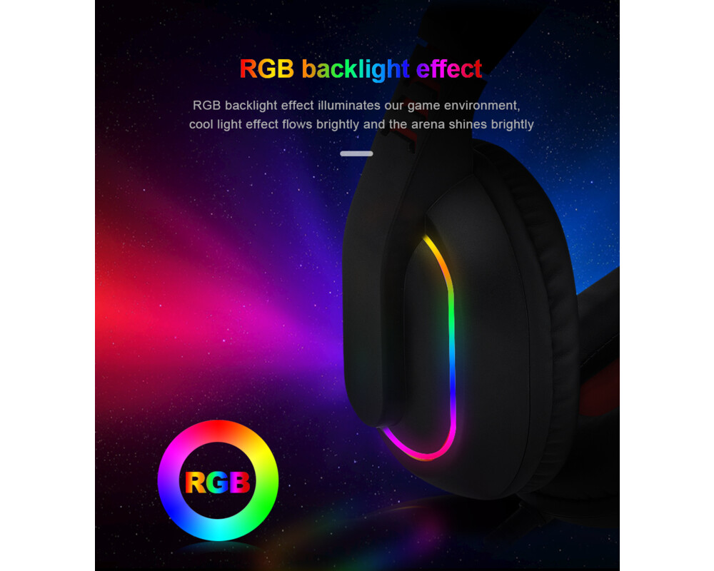 Слушалки Redragon Ares H120-RGB 6