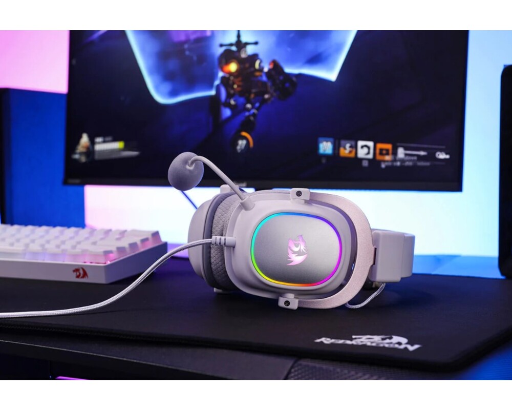Слушалки Redragon H510W-RGB Zeus X RGB - бели 24