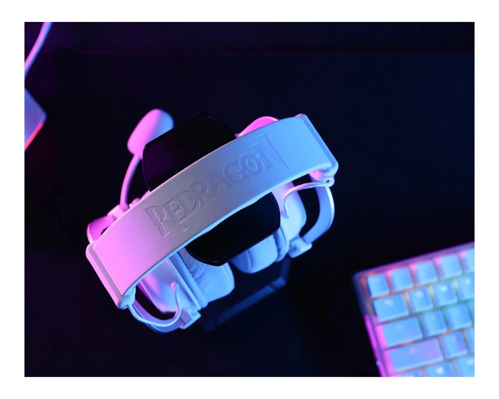 Слушалки Redragon H510W-RGB Zeus X RGB - бели 25