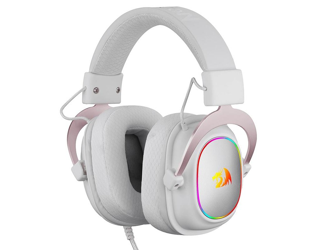 Слушалки Redragon H510W-RGB Zeus X RGB - бели 20