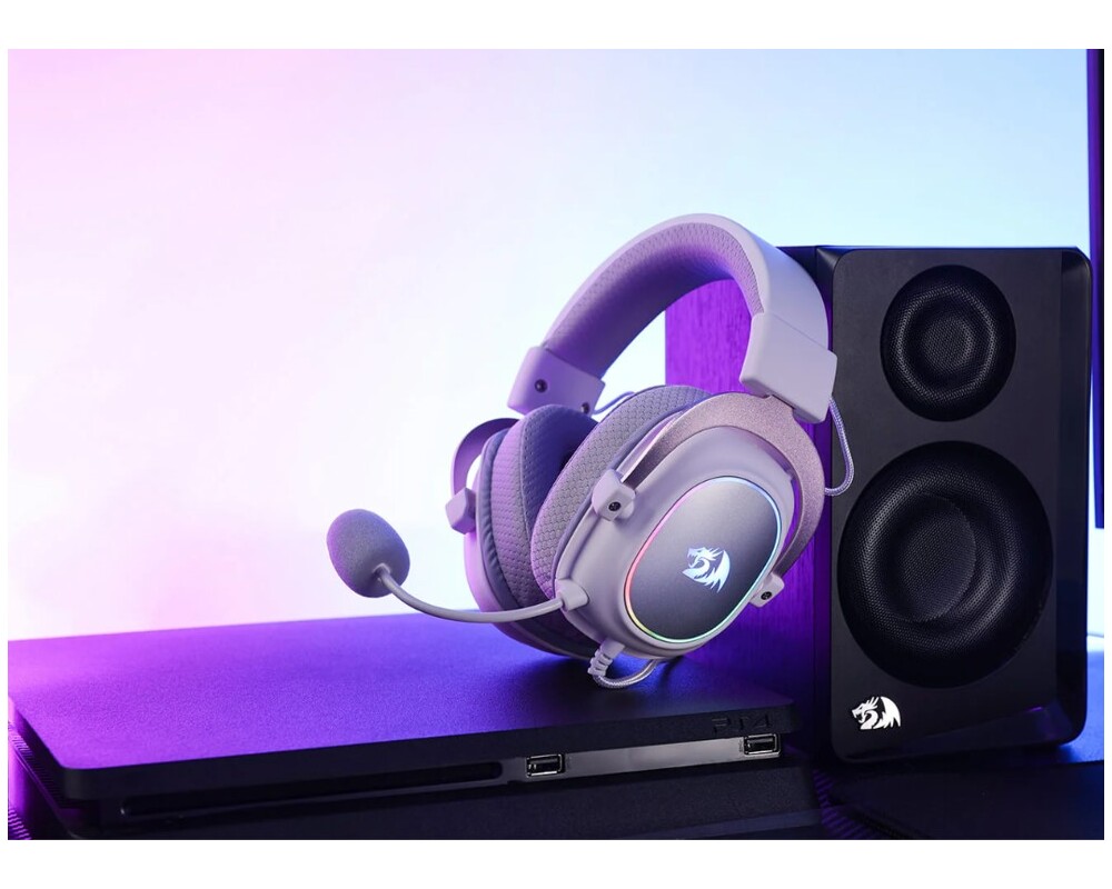 Слушалки Redragon H510W-RGB Zeus X RGB - бели 22