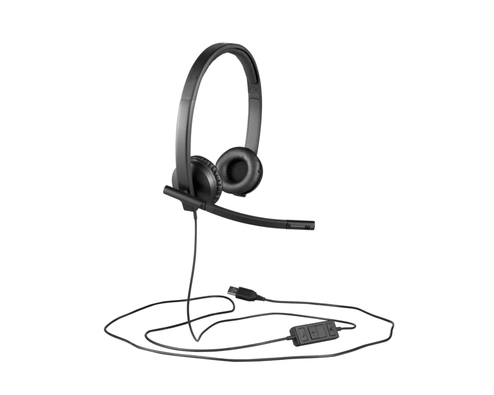Слушалки LOGITECH H570E HEADSET STEREO - WW 18