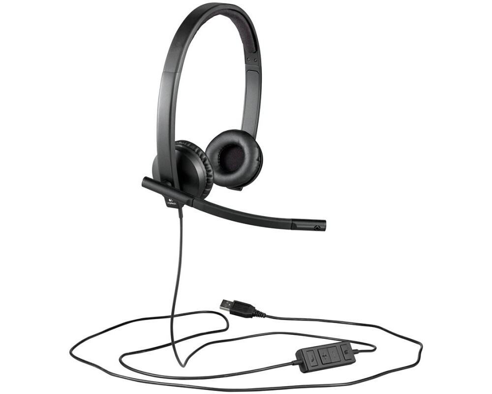 Слушалки LOGITECH H570E HEADSET STEREO - WW 13