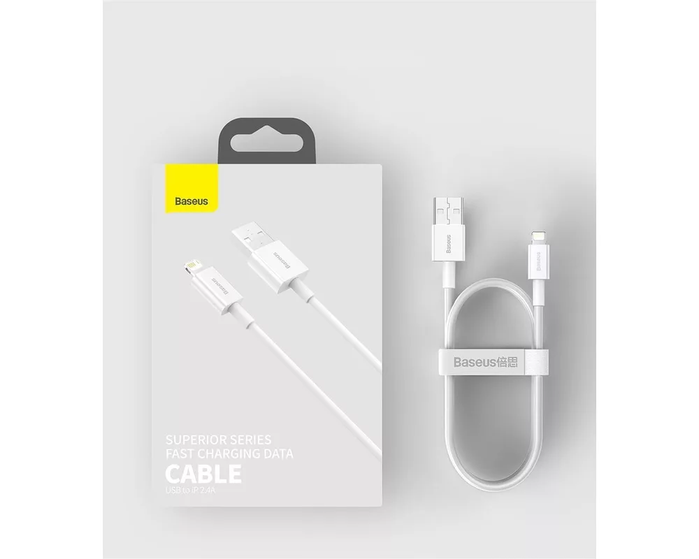 Кабел Baseus Superior USB към Lightning 2.4 A 2 м - черен 13