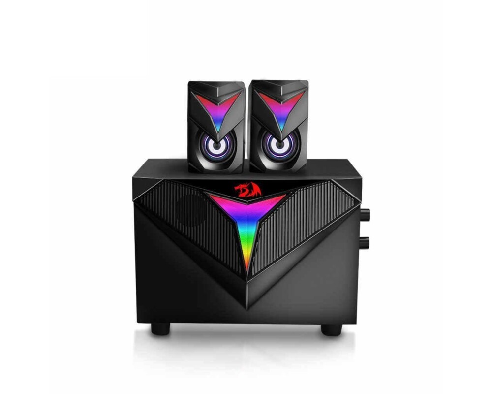 Тонколони RGB LED 2.1 стерео колонки Redragon Toccata GS700-BK 2
