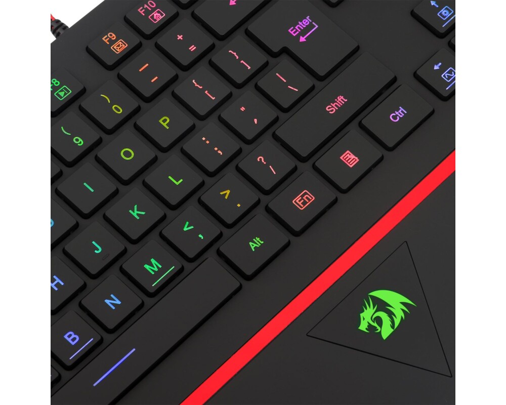 Клавиатура Redragon Karura 2 K502RGB геймърска клавиатура с RGB подсветка 4