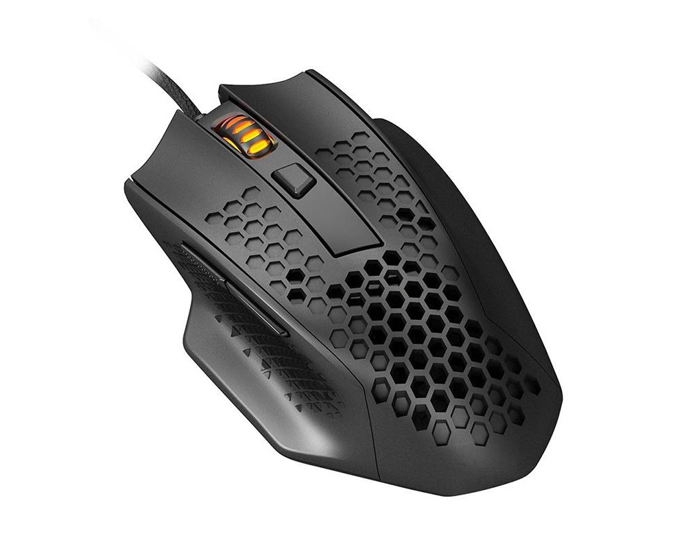 Мишка RGB Геймърска Black Redragon Bomber M722 5