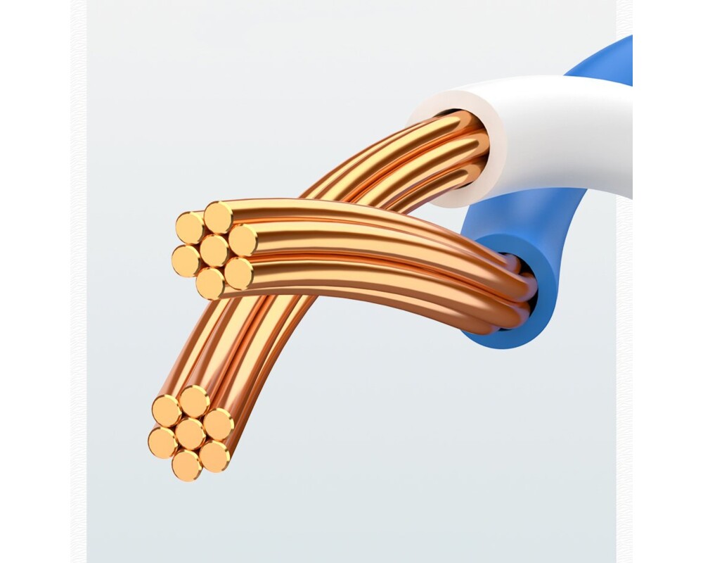 Мрежов кабел Мрежов кабел Ugreen NW102 11204 RJ45 Cat 6 UTP 1000 Mb/s 5м - син 8