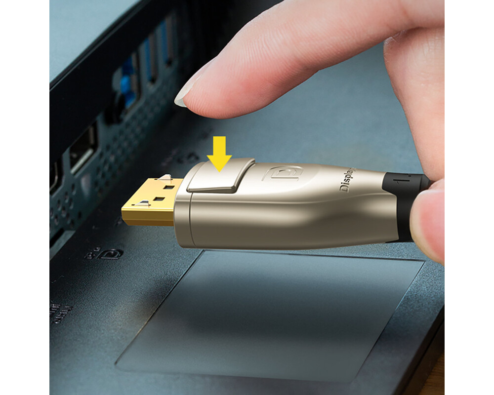 Кабел Кабел Ugreen DisplayPort 1.4 DP112 8K 60Hz HDR 3D (60843) 2 м  - сив 12