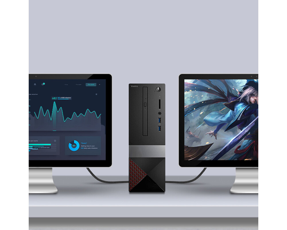 Кабел Кабел Ugreen DisplayPort 1.4 DP112 8K 60Hz HDR 3D (60843) 2 м  - сив 10