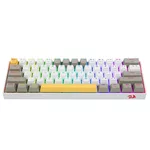 Клавиатура Bluetooth/USB Type-C механична RGB клавиатура Redragon K530-YL-WT-GY-RGB-PRO_BR Draconic PRO Brown Switch - жълт/бял/сив 2