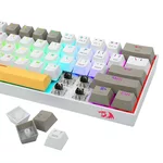 Клавиатура Bluetooth/USB Type-C механична RGB клавиатура Redragon K530-YL-WT-GY-RGB-PRO_BR Draconic PRO Brown Switch - жълт/бял/сив 5