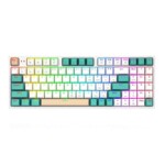 <span>Клавиатура</span> RGB гейминг клавиатура Redragon K643GWC-RGB-PRO_RD Veigar Red Switch - бял/сив/кремав <span class='catalog-num-in-name'>K643GWC-RGB-PRO_RD</span> - 