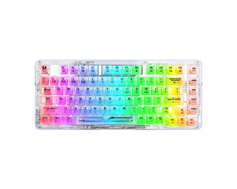Клавиатура RGB гейминг клавиатура Redragon Elf PRO K649CT-RGB-PRO Transparent Switch 3