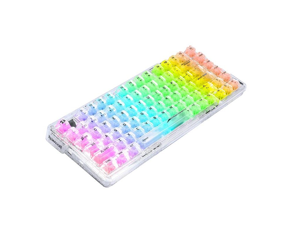 Клавиатура RGB гейминг клавиатура Redragon Elf PRO K649CT-RGB-PRO Transparent Switch 2