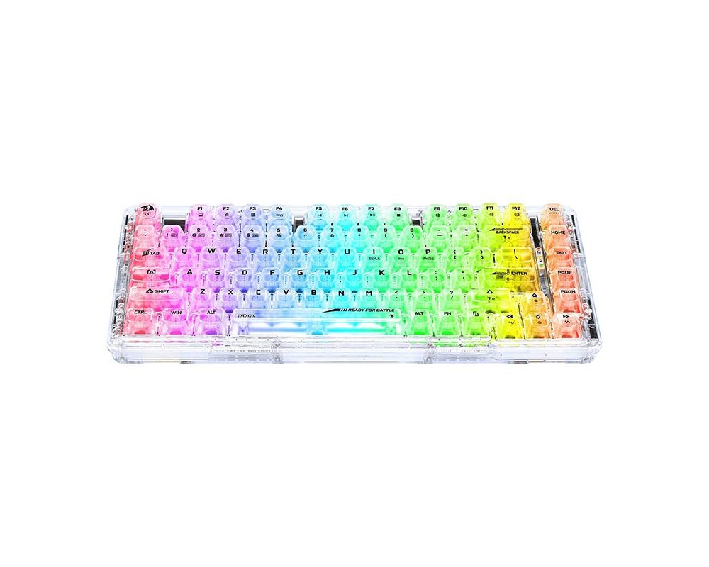 Клавиатура RGB гейминг клавиатура Redragon Elf PRO K649CT-RGB-PRO Transparent Switch 5