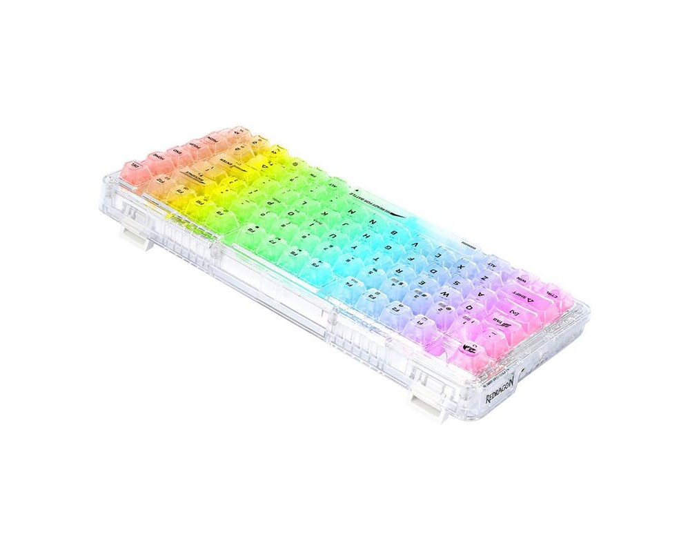 Клавиатура RGB гейминг клавиатура Redragon Elf PRO K649CT-RGB-PRO Transparent Switch 7