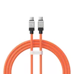 Кабел Кабел за бързо зареждане Baseus CoolPlay, USB-C към USB-C 100W, 1 м CAKW000207 - оранжев 3