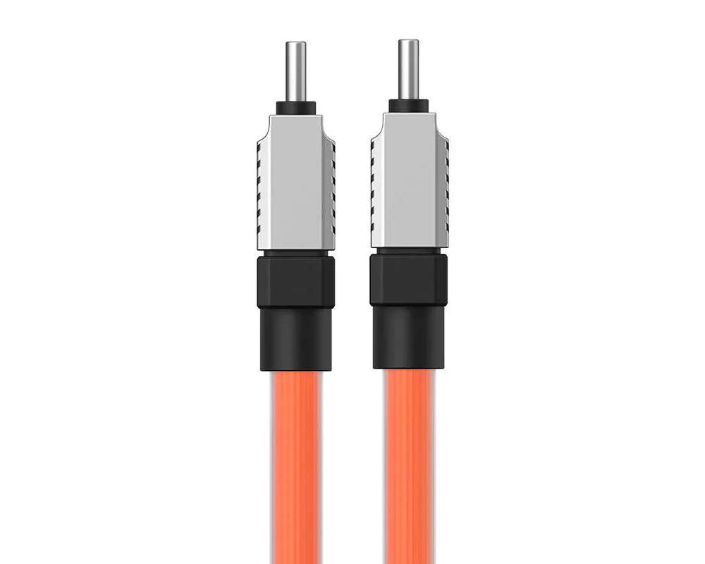 Кабел Кабел за бързо зареждане Baseus CoolPlay, USB-C към USB-C 100W, 1 м CAKW000207 - оранжев 5