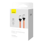 Кабел Кабел за бързо зареждане Baseus CoolPlay, USB-C към USB-C 100W, 1 м CAKW000207 - оранжев 9