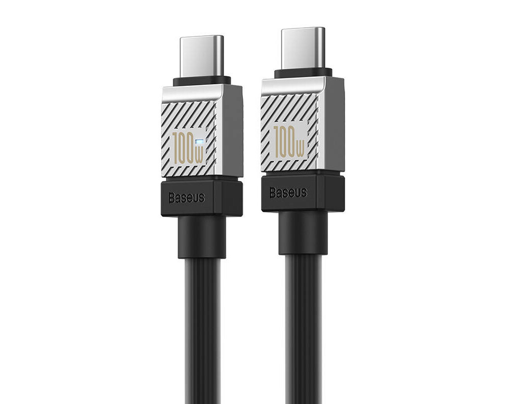 Кабел Кабел за бързо зареждане Baseus CoolPlay, USB-C към USB-C 100W, 2 м CAKW000301 - черен 6