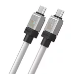 Кабел Кабел за бързо зареждане Baseus CoolPlay, USB-C към USB-C 100W, 2 м CAKW000302 - бял 4