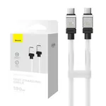 <span>Кабел</span> Кабел за бързо зареждане Baseus CoolPlay, USB-C към USB-C 100W, 2 м CAKW000302 - бял <span class='catalog-num-in-name'>CAKW000302</span> - 