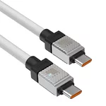 Кабел Кабел за бързо зареждане Baseus CoolPlay, USB-C към USB-C 100W, 2 м CAKW000302 - бял 8
