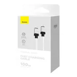 Кабел Кабел за бързо зареждане Baseus CoolPlay, USB-C към USB-C 100W, 2 м CAKW000302 - бял 9