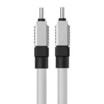 Кабел Кабел за бързо зареждане Baseus CoolPlay, USB-C към USB-C 100W, 2 м CAKW000302 - бял 5