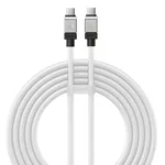 Кабел Кабел за бързо зареждане Baseus CoolPlay, USB-C към USB-C 100W, 2 м CAKW000302 - бял 2