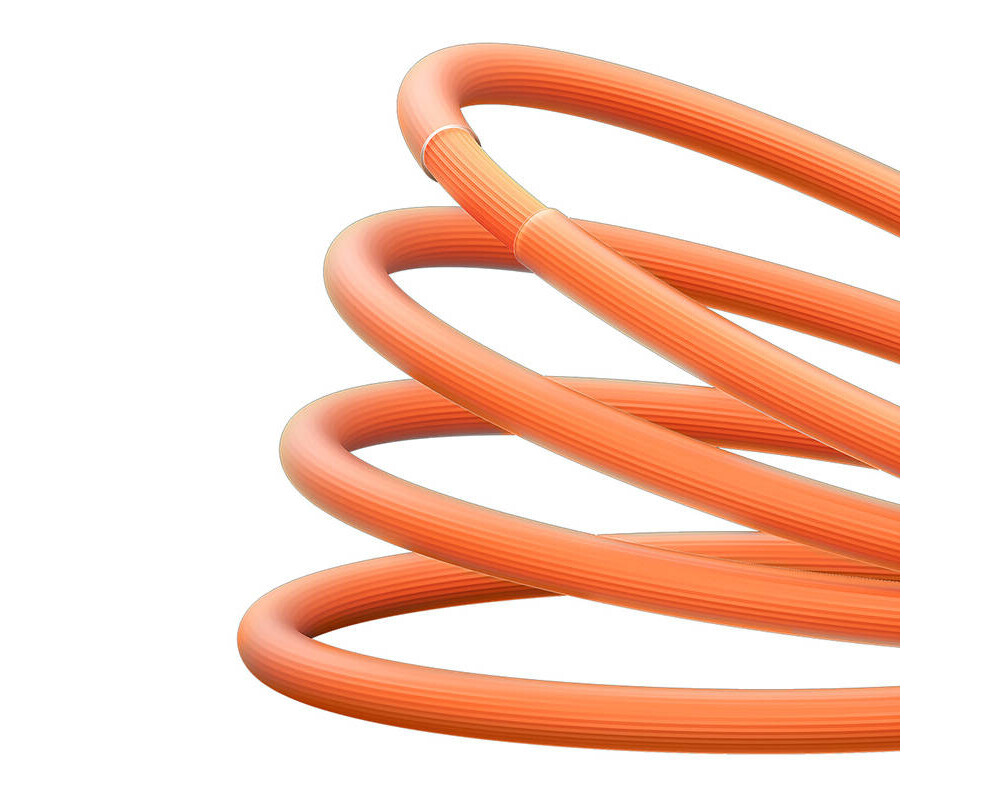 Кабел Кабел за бързо зареждане Baseus CoolPlay, USB-C към USB-C 100W, 2 м CAKW000307 - оранжев 7