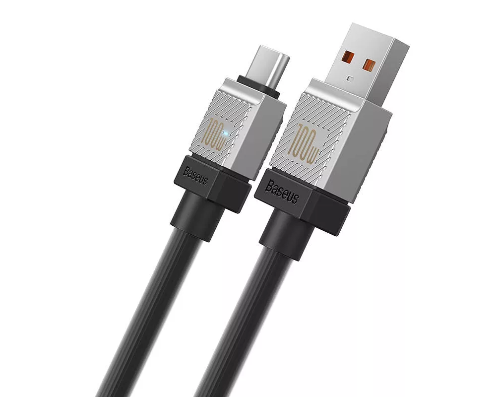 Кабел Кабел  Baseus CoolPlay USB към USB-C 100W 1м CAKW000601 - черен 4