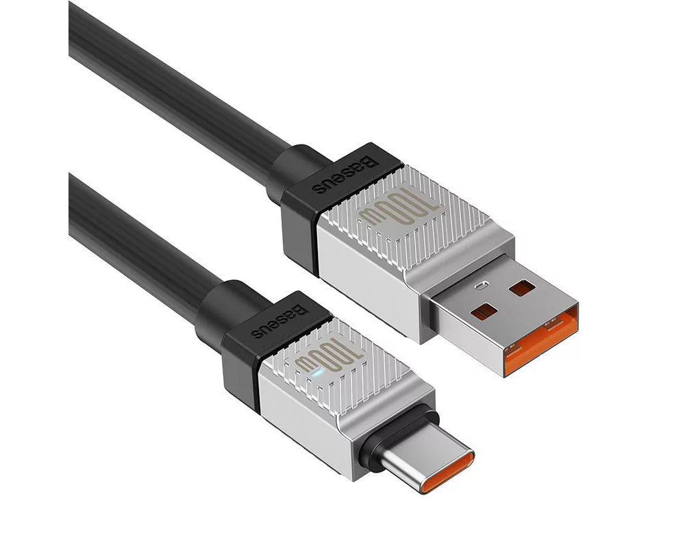 Кабел Кабел  Baseus CoolPlay USB към USB-C 100W 1м CAKW000601 - черен 8